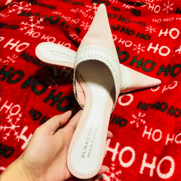 Authentic Burberry Blue Label 3”heels PointySandal - Picture 2 of 8